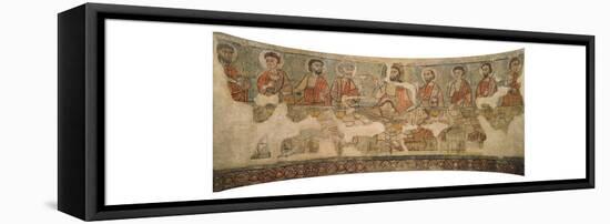 Last Supper, 13th Century-null-Framed Premier Image Canvas