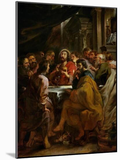 Last Supper, 1630-1632, Commissioned by Catherine Lescuyer-Peter Paul Rubens-Mounted Giclee Print