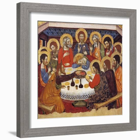 Last Supper, Ca 1370-Jaime Serra-Framed Giclee Print