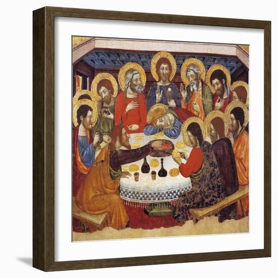Last Supper, Ca 1370-Jaime Serra-Framed Giclee Print
