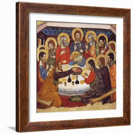 Last Supper, Ca 1370-Jaime Serra-Framed Giclee Print