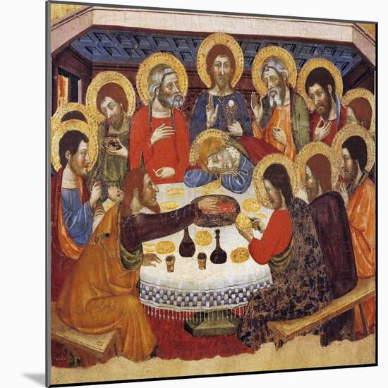 Last Supper, Ca 1370-Jaime Serra-Mounted Giclee Print