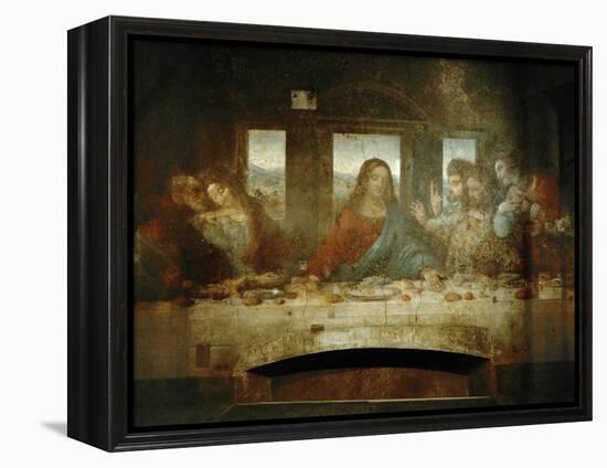 Last Supper, Detail of Christ with Apostles, 1498-Leonardo da Vinci-Framed Premier Image Canvas