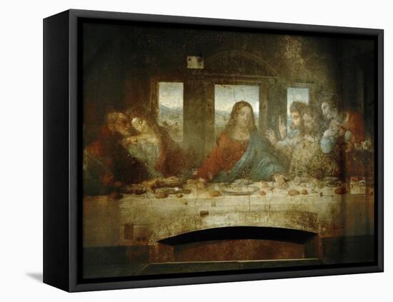 Last Supper, Detail of Christ with Apostles, 1498-Leonardo da Vinci-Framed Premier Image Canvas