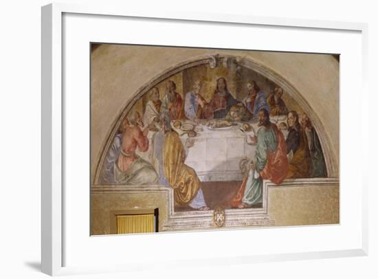 Last Supper, Franciscan Sanctuary of Poggio Bustone, Lazio, Italy-null-Framed Giclee Print