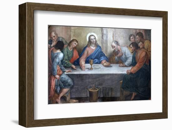 Last Supper Painting in Our Lady of Bonfim Church, Salvador, Bahia, Brazil, South America-Godong-Framed Photographic Print