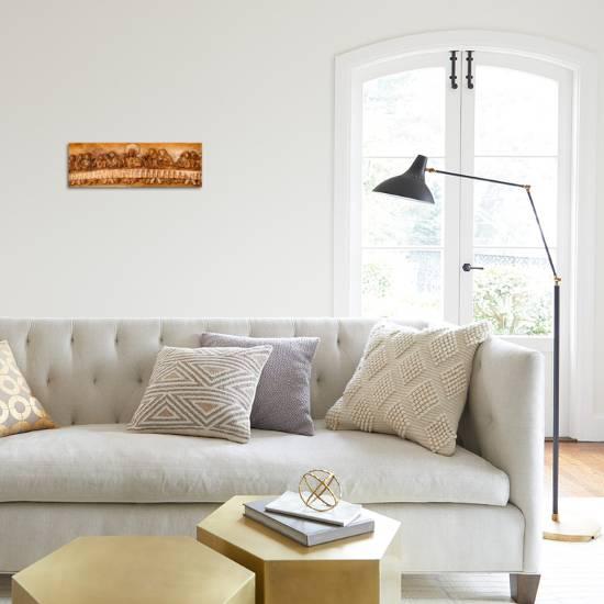 Last Supper Sculptures Carving On Wall Vigan Ilocos Sur Philippines Photographic Print Art Com