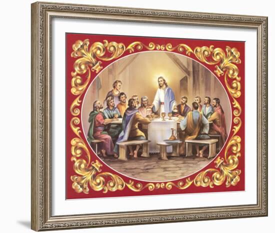 Last Supper-Vincent Barzoni-Framed Art Print