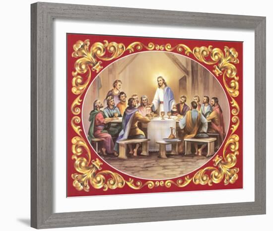 Last Supper-Vincent Barzoni-Framed Art Print