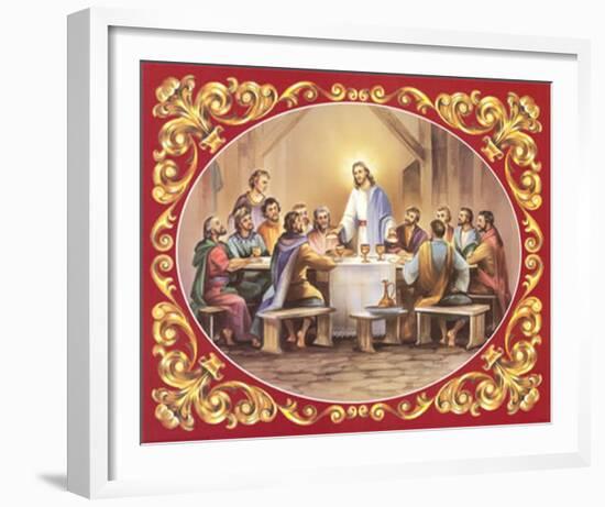 Last Supper-Vincent Barzoni-Framed Art Print