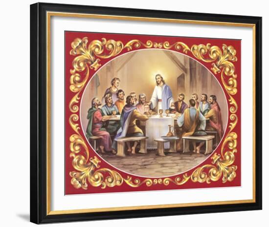 Last Supper-Vincent Barzoni-Framed Art Print