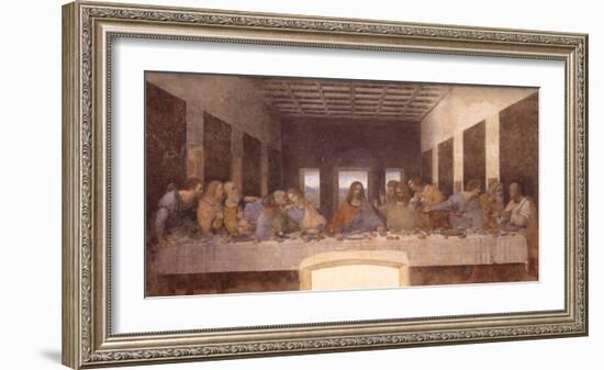 Last Supper-Leonardo da Vinci-Framed Art Print