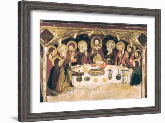 Last Supper-Jaume and Pere Serra-Framed Art Print