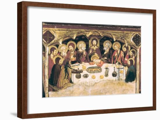 Last Supper-Jaume and Pere Serra-Framed Art Print