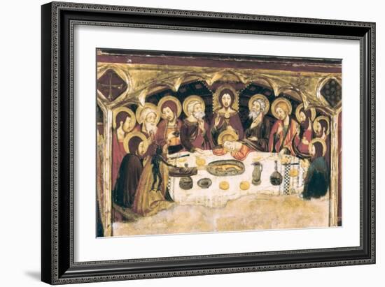 Last Supper-Jaume and Pere Serra-Framed Art Print