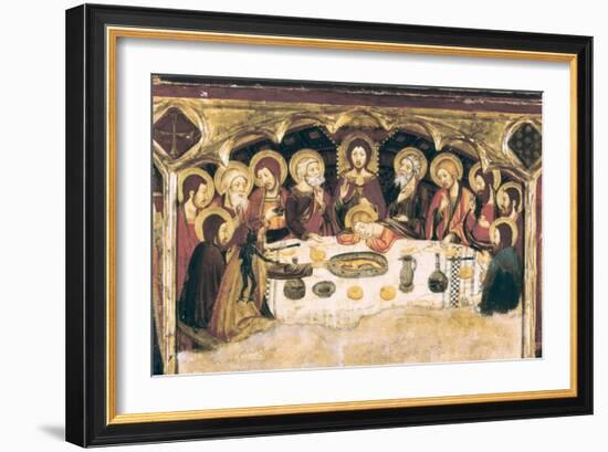 Last Supper-Jaume and Pere Serra-Framed Art Print