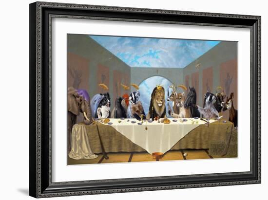 Last Supper-Linda Ridd Herzog-Framed Art Print