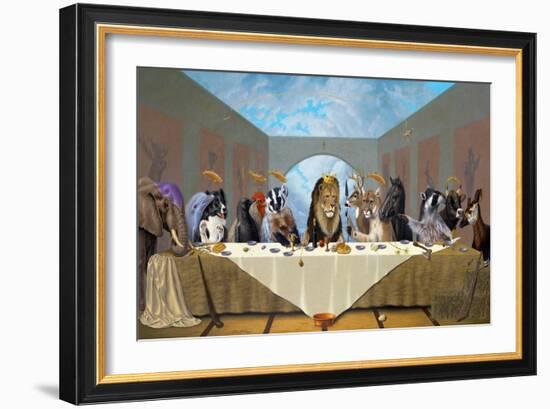 Last Supper-Linda Ridd Herzog-Framed Art Print