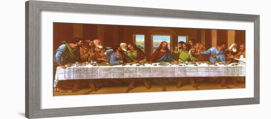 Last Supper-unknown Tobey-Framed Art Print