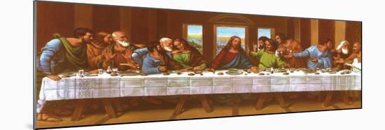 Last Supper-unknown Tobey-Mounted Art Print