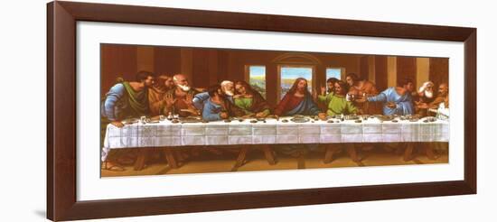 Last Supper-unknown Tobey-Framed Art Print