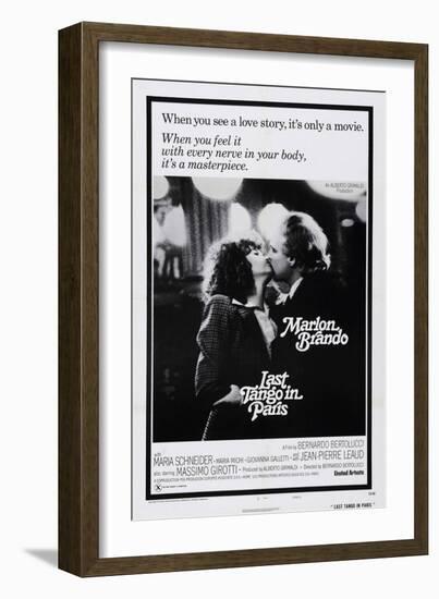 Last Tango in Paris, Maria Schneider, Marlon Brando, 1972-null-Framed Art Print
