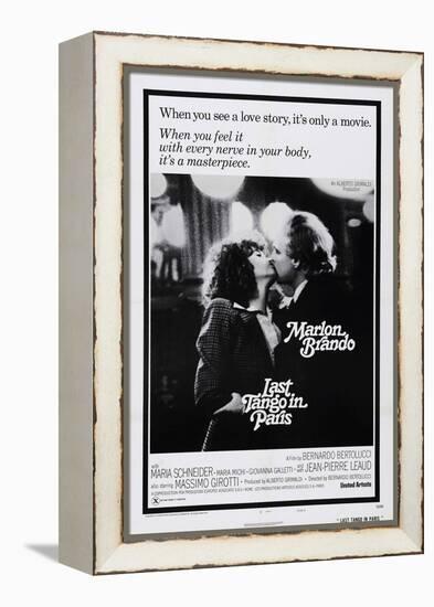 Last Tango in Paris, Maria Schneider, Marlon Brando, 1972-null-Framed Stretched Canvas