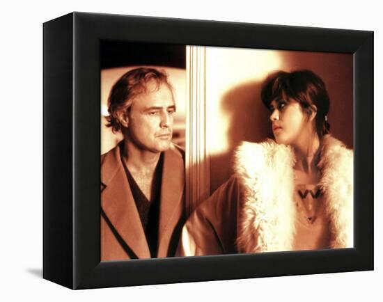 Last Tango In Paris, Marlon Brando, Maria Schneider, 1972-null-Framed Stretched Canvas