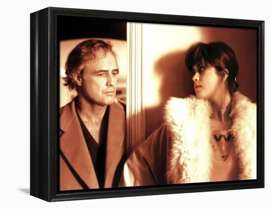 Last Tango In Paris, Marlon Brando, Maria Schneider, 1972-null-Framed Stretched Canvas