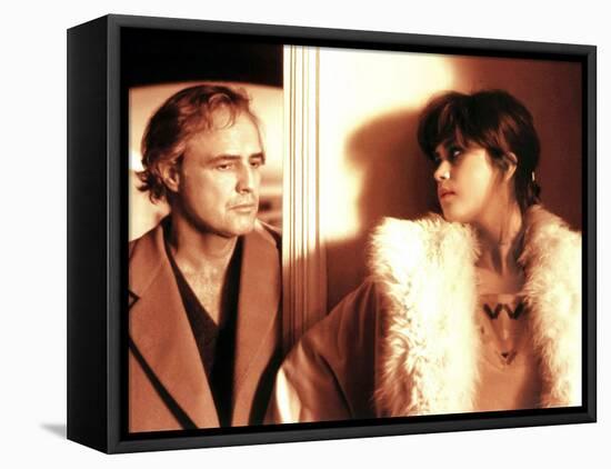 Last Tango In Paris, Marlon Brando, Maria Schneider, 1972-null-Framed Stretched Canvas