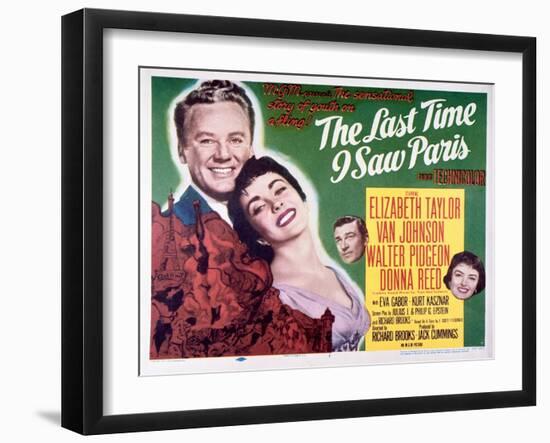 last time i saw paris - Lobby Card Reproduction-null-Framed Photo