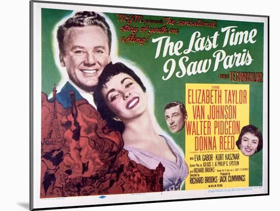 last time i saw paris - Lobby Card Reproduction-null-Mounted Photo