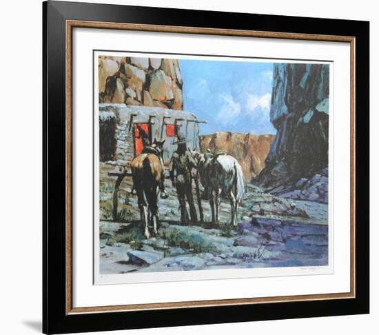 Last to Arrive-Noel Daggett-Framed Limited Edition