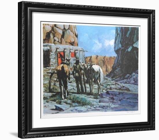 Last to Arrive-Noel Daggett-Framed Limited Edition