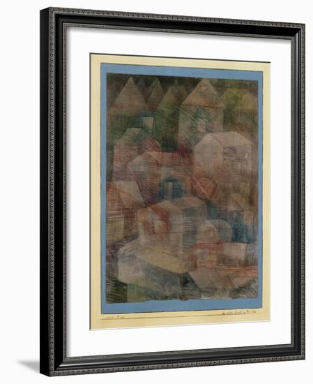 Last Village in the PH Valley-Paul Klee-Framed Giclee Print