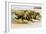 Late 19th Century Poster of Racehorses Crossing the Finish Line-null-Framed Giclee Print