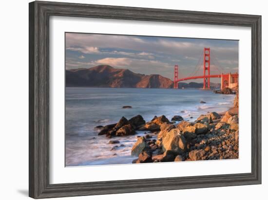 Late Afternoon, Baker Beach, San Francisco-Vincent James-Framed Photographic Print