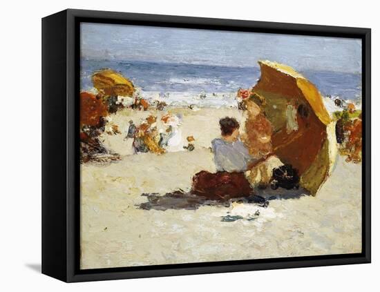 Late Afternoon, Coney Island-Edward Henry Potthast-Framed Premier Image Canvas