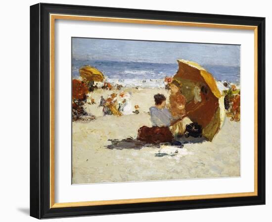 Late Afternoon, Coney Island-Edward Henry Potthast-Framed Giclee Print