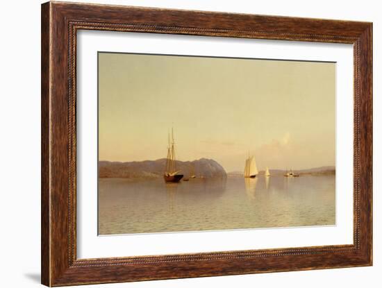 Late Afternoon, Haverstraw Bay, 1871-Francis Augustus Silva-Framed Giclee Print