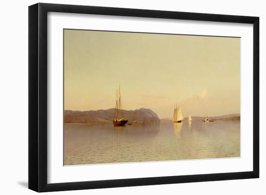 Late Afternoon, Haverstraw Bay, 1871-Francis Augustus Silva-Framed Giclee Print