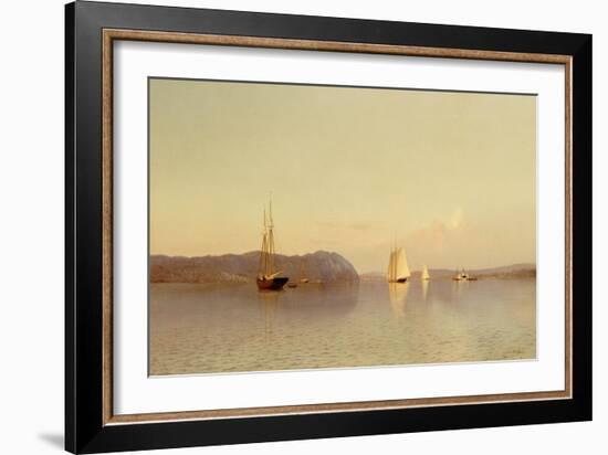 Late Afternoon, Haverstraw Bay, 1871-Francis Augustus Silva-Framed Giclee Print