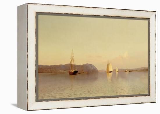 Late Afternoon, Haverstraw Bay, 1871-Francis Augustus Silva-Framed Premier Image Canvas