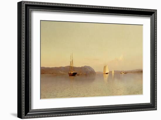 Late Afternoon, Haverstraw Bay-Francis Augustus Silva-Framed Giclee Print