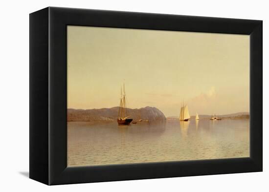 Late Afternoon, Haverstraw Bay-Francis Augustus Silva-Framed Premier Image Canvas