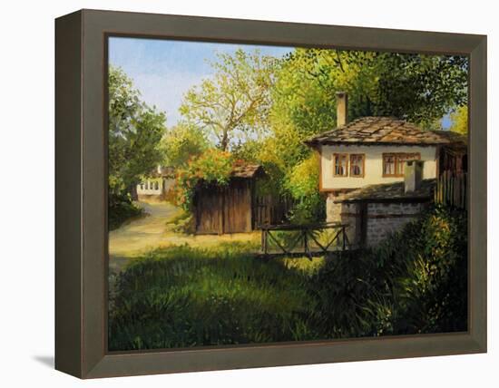 Late Afternoon In Bojenci-kirilstanchev-Framed Stretched Canvas