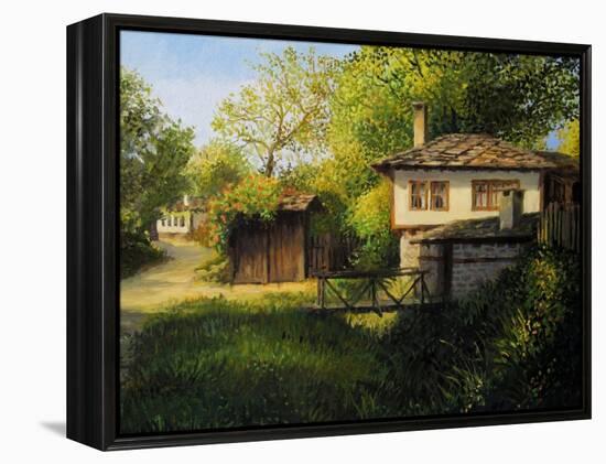Late Afternoon In Bojenci-kirilstanchev-Framed Stretched Canvas