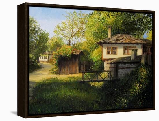 Late Afternoon In Bojenci-kirilstanchev-Framed Stretched Canvas