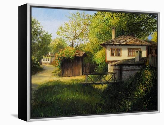 Late Afternoon In Bojenci-kirilstanchev-Framed Stretched Canvas