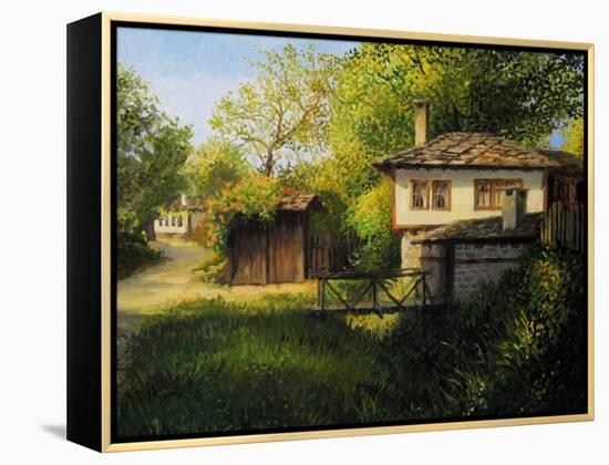 Late Afternoon In Bojenci-kirilstanchev-Framed Stretched Canvas